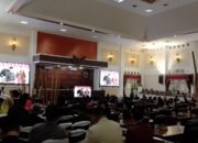 Presiden Joko Widodo Pidato Kenegaraan Secara Zoom di Gedung Dewan Perwakilan Rakyat Daerah Purwakarta