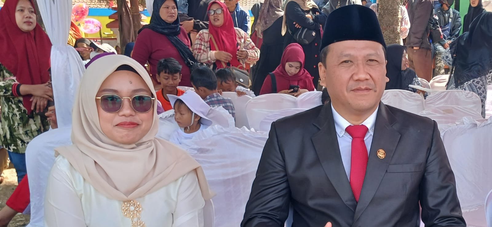 Anggota DPRD Garut Hadir Sebagai Tamu Kehormatan Dalam Upacara Peringatan HUT RI ke-79 di Kecamatan Malangbong