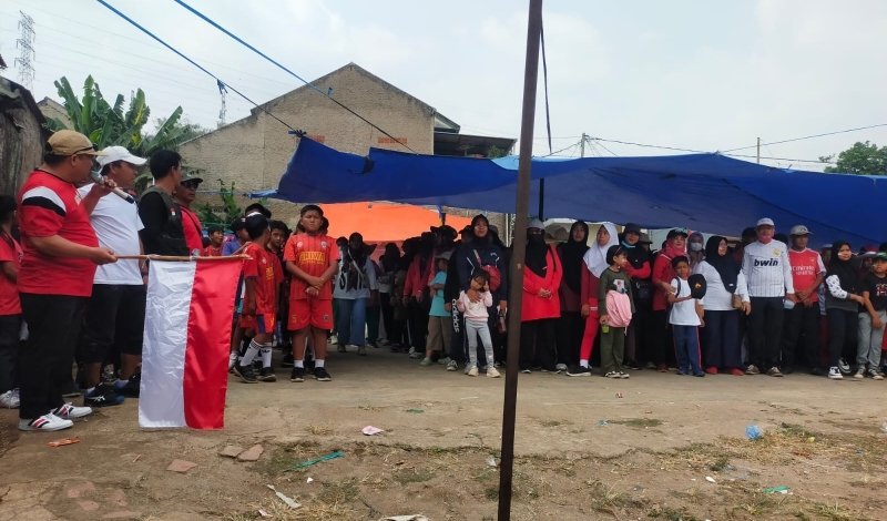 Bangor Klaim Kampung Gembol Siap Menangkan Pasangan HADE dalam Jalan Santai