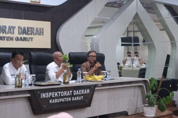 Entry Meeting bersama BPKP; Plt Inspektur Daerah Garut, Metodologi Pengawasan Berupa Reviu dan Analisis Data, Observasi Lapangan, Wawancara Serta Klarifikasi