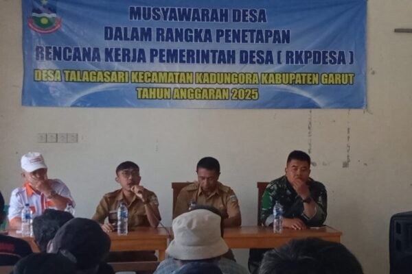 Desa Talagasari Gelar Musdes Penetapan RKPDes Tahun Anggaran 2025, Tekankan Integritas dan Netralitas Jelang Pilkada