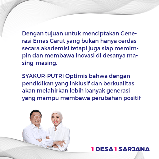 calon bupati dan wakil bupati garut 2024-2029 syakur amin - putri karlina