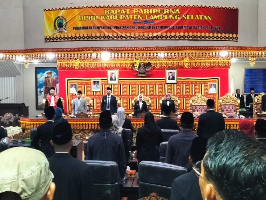 Empat Pimpinan DPRD Lampung Selatan Dilantik, Pandu Kesuma Dewangsa Harap DPRD Perjuangkan Keinginan Masyarakat