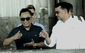 Calon Bupati Garut Helmi melihat pupuk organik ini memberikan dampak positif terhadap lingkungan Kabupaten Garut