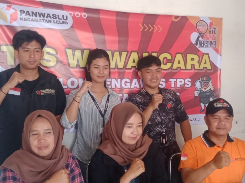 Panwascam Leles Garut Mulai Tahap Wawancara Rekrutmen Petugas PTPS Jelang Pilkada Serentak 2024