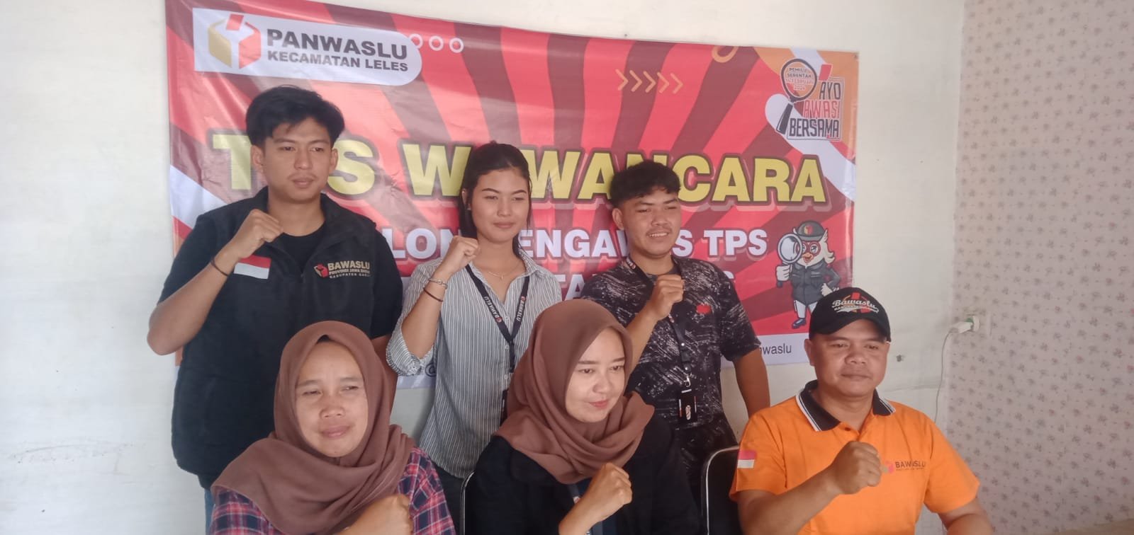 Panwascam Leles Garut Mulai Tahap Wawancara Rekrutmen Petugas PTPS Jelang Pilkada Serentak 2024