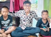Kepala Desa Talagasari Berikan Semangat dan Motivasi kepada Kedua Anak Yatim Piatu di Kampung Biru