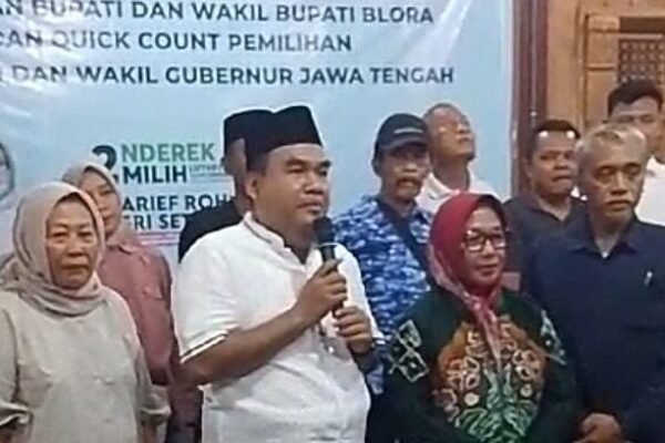 Pasangan ASRI Unggul Telak dalam Hitung Cepat Pilkada Blora 2024, Arief Rohman Ucapkan Terima Kasih dan Optimistis