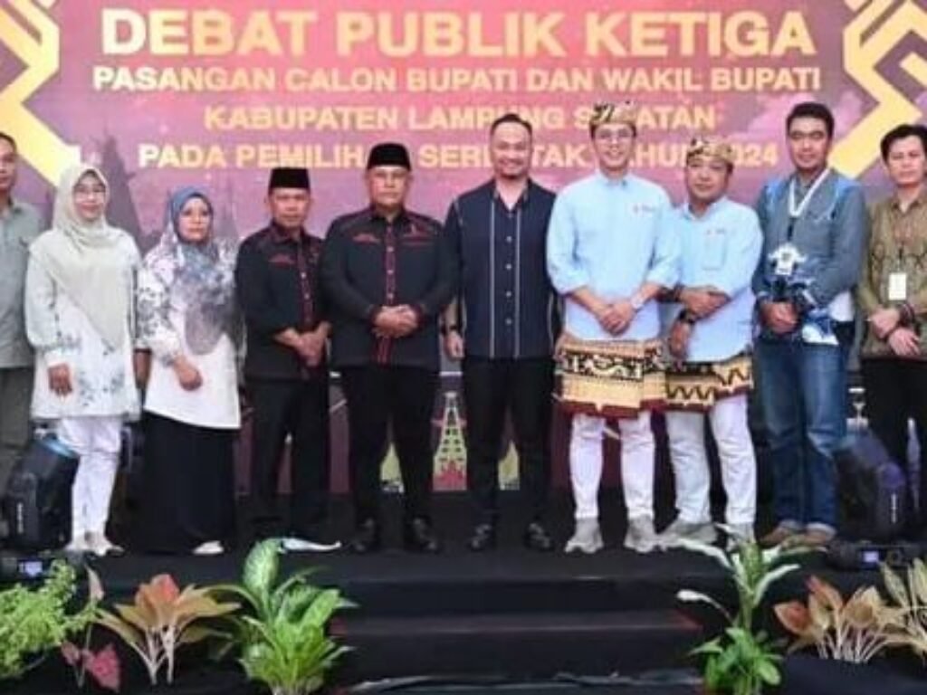 Debat Publik Ketiga Pilkada Lampung Selatan: Calon Bupati Adu Gagasan Soal Sinkronisasi Pembangunan dan NKRI