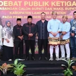 Debat Publik Ketiga Pilkada Lampung Selatan: Calon Bupati Adu Gagasan Soal Sinkronisasi Pembangunan dan NKRI
