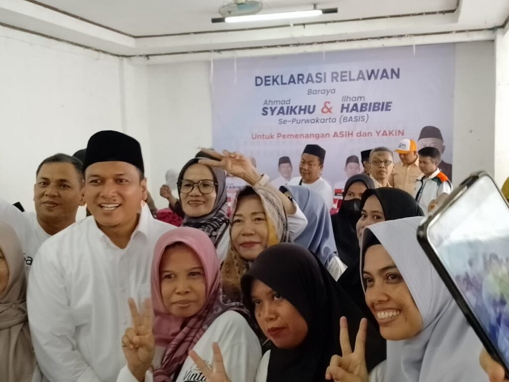 Relawan Asih 03 di Purwakarta Deklarasikan Dukungan untuk Paslon Bupati 02 Yakin Menang di Pilkada