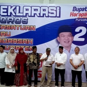Poros Persatuan Guru Madrasah Se-Kabupaten Purwakarta Dukung Pasangan YAKIN, Harap Perhatian Lebih untuk Pendidikan Berbasis Agama.