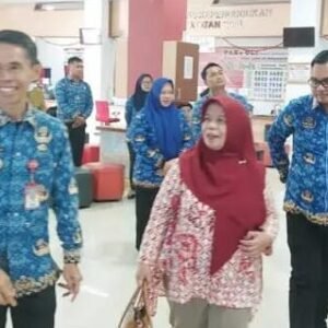 Disdukcapil Lampung Selatan Diberi Penilaian Zona Integritas Menuju Wilayah Bebas dari Korupsi (WBK) dan WBBM.