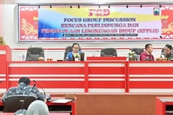 DLH Lampung Selatan Gelar FGD untuk Menyusun Dokumen Rencana Perlindungan dan Pengelolaan Lingkungan Hidup
