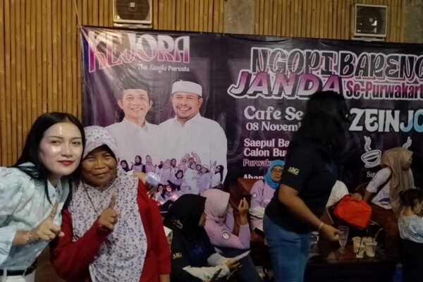 Abang Ijo Hapidin, Calon Wakil Bupati Purwakarta, Ngopi Bareng Janda Se-Purwakarta, Tawarkan Pelatihan Keterampilan dan Dukungan Ekonomi