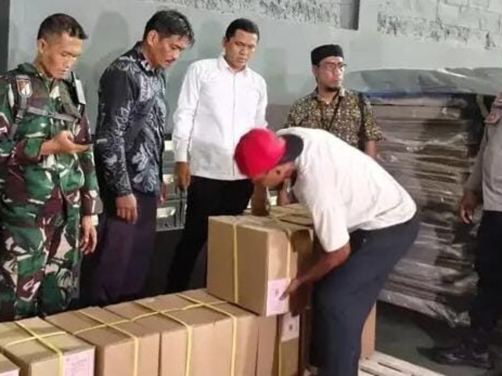 Surat Suara Pilkada 2024 Tiba di Gudang Logistik KPU Purwakarta