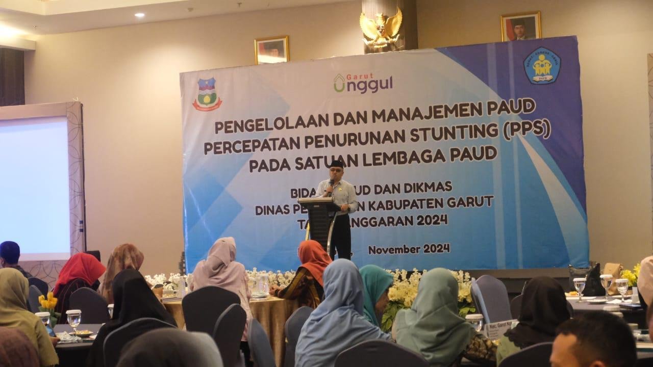 Lembaga PAUD di Garut Dibekali Program TOSS (Temukan, Obati, Sayangi, balita Stunting) untuk Dukung Percepatan Penurunan Stunting.