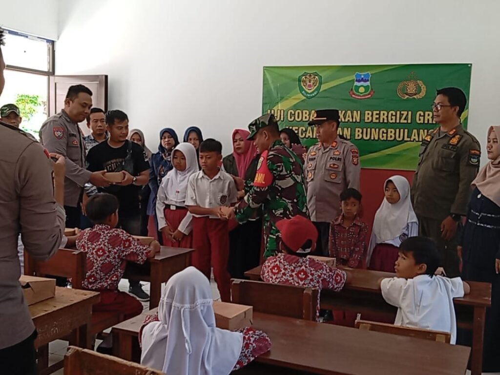 Forkopimcam Bungbulang Sukses Gelar Uji Coba Program Makan Siang Bergizi Gratis, Dorong Generasi Muda yang Sehat dan Cerdas
