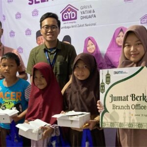 Wujud Kepedulian BRI KC Kramat Jati, Berbagi Jumat Berkah di Griya Yatim dan Dhuafa