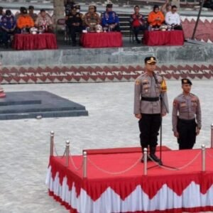 Polres Lampung Selatan Gelar Apel Siaga Bencana Lntas Sektoral, Tekankan Pentingnya Koordinasi dan Trauma Healing.