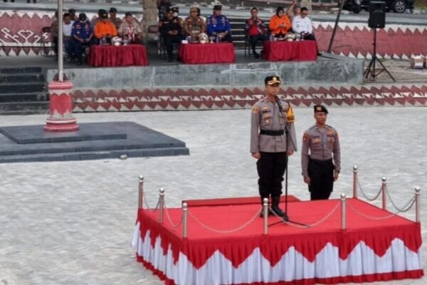 Polres Lampung Selatan Gelar Apel Siaga Bencana, Tekankan Pentingnya Koordinasi dan Trauma Healing