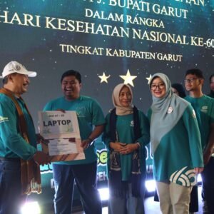 Komitmen Pemkab Garut Prioritaskan Layanan Akses Kesehatan Merata dalam Puncak Peringatan HKN ke-60, hal itu diampaikan Pj Bupati.