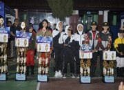 LKBB Perantara Open 2024: Peserta Lomba Ketangkasan Baris Berbaris se Garut Utara di Cibiuk-Garut Unjuk Gigi Dengan Atraksi Memukau