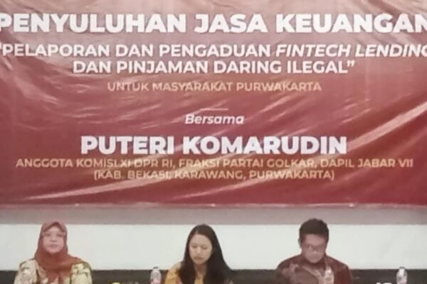 Anggota Komisi XI DPR RI Sosialisasikan Pelaporan dan Pengaduan Fintech Lending serta Pinjaman Daring Ilegal di Purwakarta
