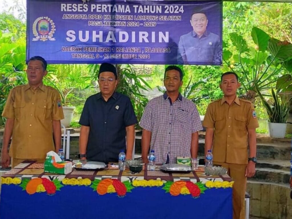 Warga Antusias Sampaikan Aspirasi di Reses Perdana Suhadirin, Anggota DPRD Lampung Selatan