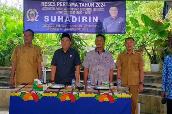 Warga Antusias Sampaikan Aspirasi di Reses Perdana Suhadirin, Anggota DPRD Lampung Selatan