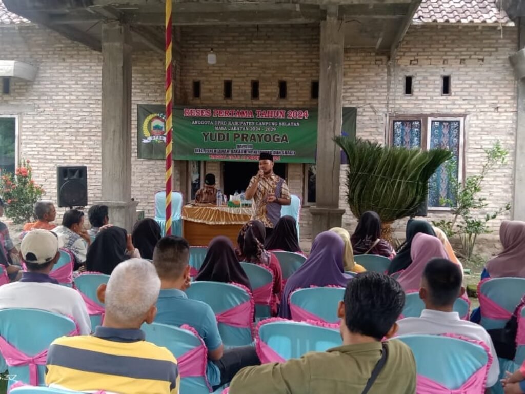 Yudi Suprayoga, Anggota DPRD Lampung Selatan, Serap Aspirasi Warga di Reses Perdana di Desa Bangun Rejo