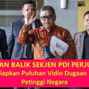 Hasto Siapkan Puluhan Vidio Dugaan Korupsi Petinggi Negara