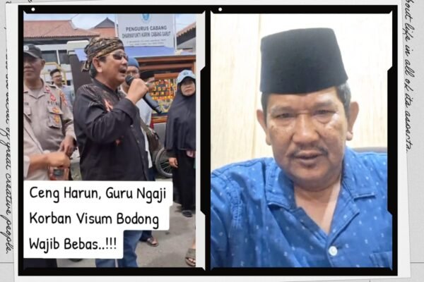 Viral Jelang Putusan Hakim Tokoh Garut Utara, Rd. Holil Aksan Ajak Sholat Jum’at Darurat Didepan Pengadilan Negeri Garut