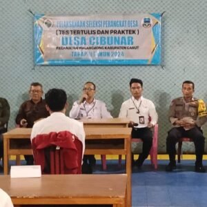 Prioritaskan Kompetensi dan Integritas, Desa Cibunar Garut Gelar Uji Kelayakan dan Kepatutan Calon Perangkat Desa