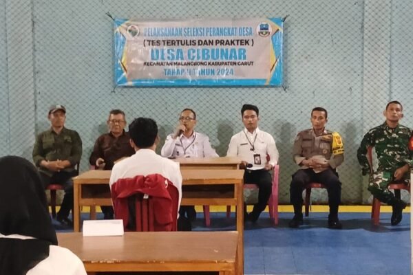 Prioritaskan Kompetensi dan Integritas, Desa Cibunar Garut Gelar Uji Kelayakan dan Kepatutan Calon Perangkat Desa