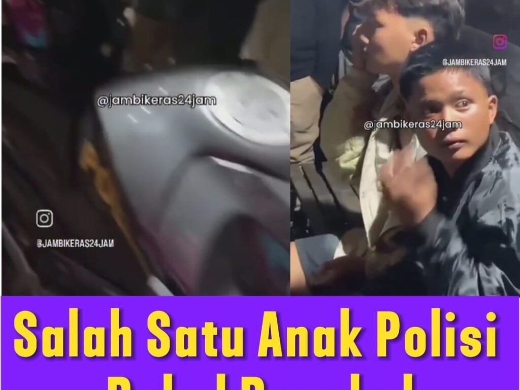 Viral, Anak Anggota Polisi Bobol Bengkel Pakai Motor Dinas Orang Tuanya