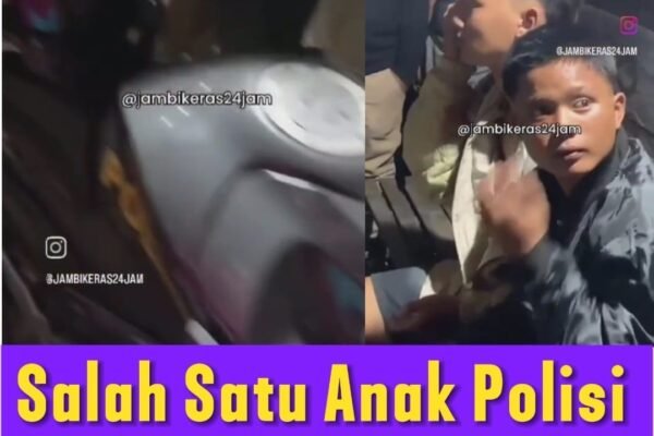 Viral, Anak Anggota Polisi Bobol Bengkel Pakai Motor Dinas Orang Tuanya