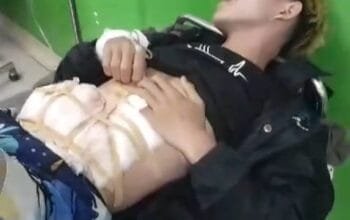 Geger… Tukang Sayur Ditikam OTK Saat Bongkar Muat di Pasar Kadungora Garut