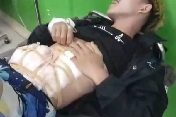 Geger… Tukang Sayur Ditikam OTK Saat Bongkar Muat di Pasar Kadungora Garut