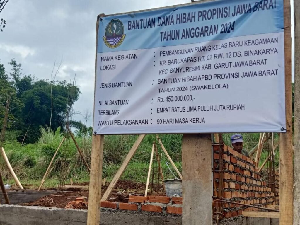 Pembangunan Yayasan Al Iman di Garut Diduga Bermasalah, Warga Pertanyakan Kejelasan Status Tanah