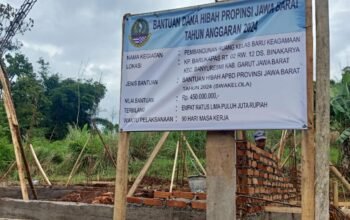 Pembangunan Yayasan Al Iman di Garut Diduga Bermasalah, Warga Pertanyakan Kejelasan Status Tanah, pembangunan Yayasan di Kampung Baru Kapas.