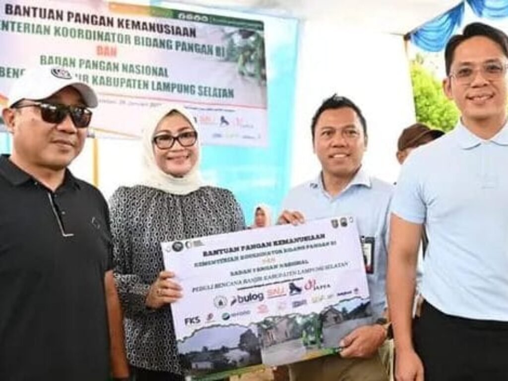 Bantuan Pangan untuk 4.797 Jiwa Terdampak Banjir di Lampung Selatan