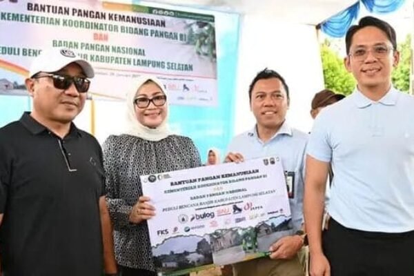 Bantuan Pangan untuk 4.797 Jiwa Terdampak Banjir di Lampung Selatan