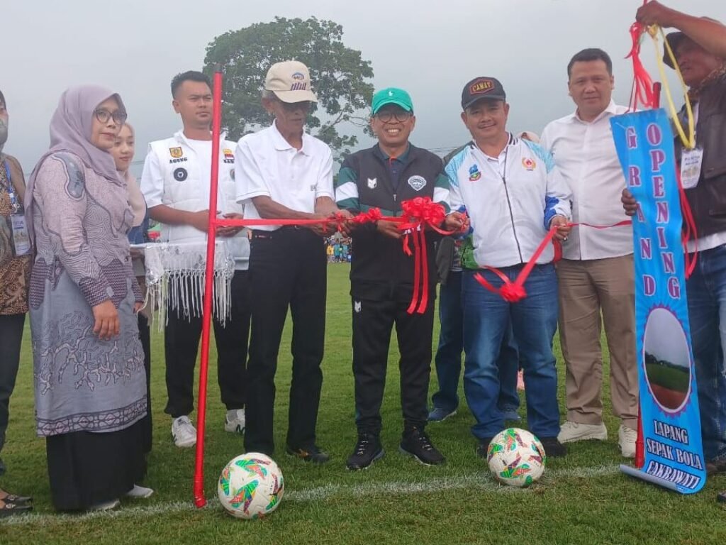 Lapang Sepak Bola Cakrawati Diresmikan, Harapan Lahirkan Atlet Muda Malangbong Berbakat