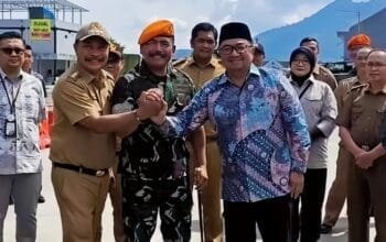 Pembangunan Monumen Pesawat AS-202 Bravo di Garut Dimulai, dengan peletakan batu pertama oleh Pj Bupati Garut, Barnas Adjidin