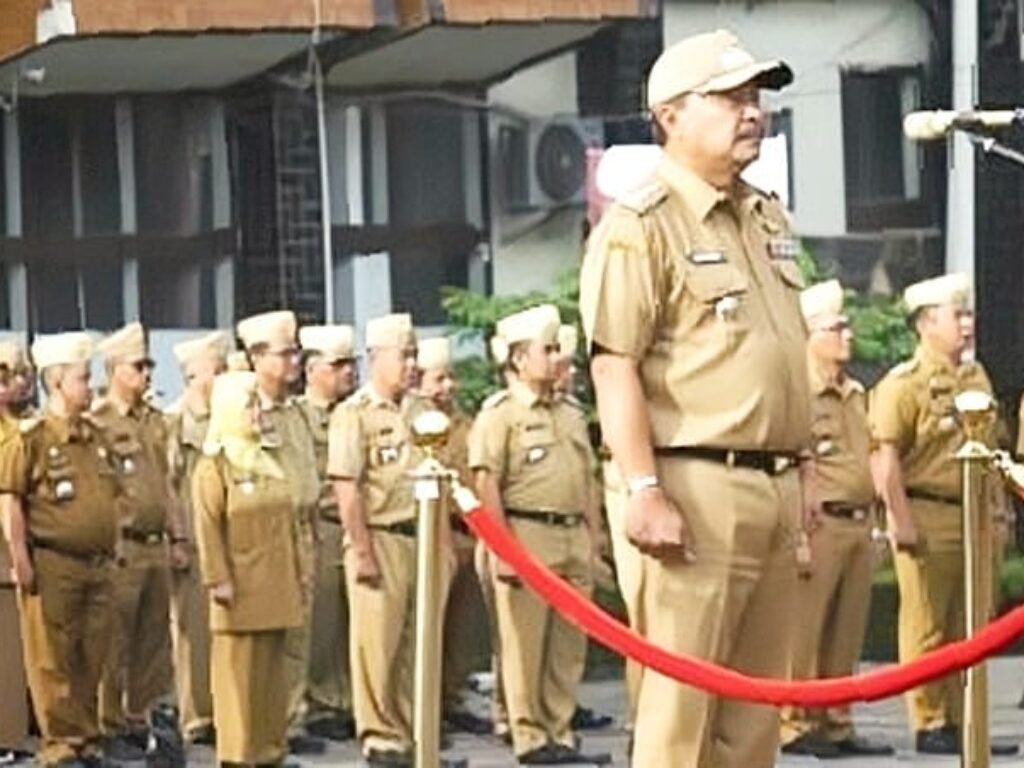 Refleksi Pj Bupati Garut Setelah 13 Bulan Pengabdian Pimpin Apel Gabungan Terakhir