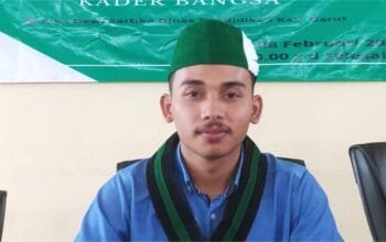 Rofi yang kini dipercaya sebagai Wasekjen Energi dan Sumber Daya Mineral PB HMI, Taofik Rofi. (Ft: ist)