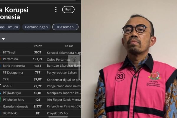 Liga Korupsi Indonesia PT.Timah Pimpin Klasemen Bikin Netizen Geleng-geleng Kepala