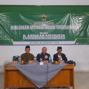 Lesbumi Blora Gelar Diskusi Kebangkitan Seni Tradisional, Usung Festival Mainan Anak Tempo Dulu di Gedung Nahdlatul Ulama (NU) Blora.