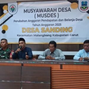 Desa Sanding Gelar Musdes untuk Optimalkan Penggunaan Dana Desa untuk Ketahanan Pangan
